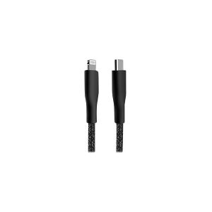 X-Shield - Lightning-kabel - 24 pin USB-C han til Lightning han - 2 m - sort