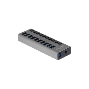 Delock - Hub - 10 x SuperSpeed USB 3.0 - desktop