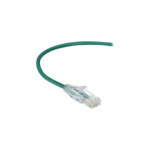 Black Box Slim-Net - Patchkabel - RJ-45 (han) til RJ-45 (han) - 3.65 m - UTP - CAT 6a - booted, formet, strenget - grøn