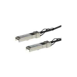 StarTech.com MSA Uncoded Compatible 0.5m 10G SFP+ to SFP+ Direct Attach Breakout Cable Twinax, 10 GbE SFP+ Copper DAC 10 Gbps Low Power Passive Trans