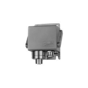 DANFOSS Pressostat KPS 43, 1-10 bar, G1/4, diff.tryk 0,7-2,8 bar Auto reset, AC-3 6A, 400V PG13,5 kabel Ø5-14 mm, IP67