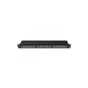 LANBERG patch panel 24 port 1U cat.6A FTP black