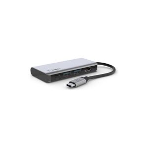 Belkin Components Belkin CONNECT 4-in-1 - Multiport hubadapter - USB-C - HDMI