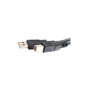 C2G 6.6ft USB A to USB B Cable - USB A to B Cable - USB 2.0 - Black - M/M - USB-kabel - USB (han) til USB Type B (han) - USB 2.0 - 2 m - sort