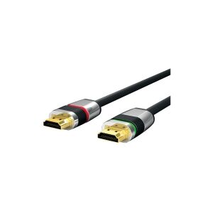 Purelink Ultimate ULS1000 - HDMI-kabel med Ethernet - HDMI han til HDMI han - 10 m - tripel-afskærmet - sort - rund, 4K support