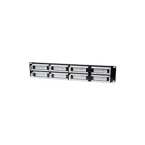 IC Intracom Intellinet Patch Panel, Cat5e, UTP, 48-Port, 2U, Black - Patch-panel - CAT 5e - UTP - RJ-45 - sort - 2U - 19