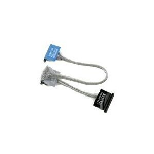 ICIDU - IDE- / EIDE-kabel - UDMA 66/100/133 - 40-PIN IDC til 40-PIN IDC - 90 cm - rund - sort