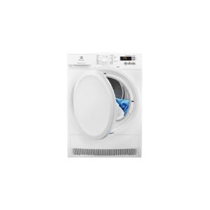 Electrolux EW7H428R3, Fritstående, Front-læsning, Varmepumpe, Hvid, Dreje, Hvid