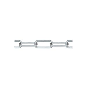 Roliba kæde langleddet 5,0 mm - Kæde, langl. stål, elg. 5,0mm x 5 mtr.
