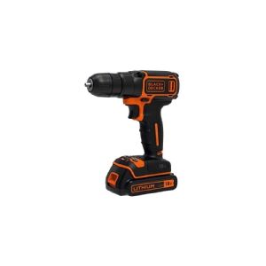 Black & Decker BDCD18-QW, Pistolgreb boremaskine, 650 rpm, 2,5 cm, 1 cm, 650 rpm, 30 Nm