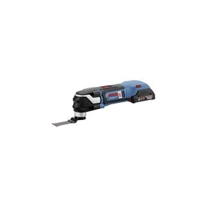 Bosch Powertools Bosch GOP 18 V-28 Akku Multicutter - med 2 x 5,0 Ah lithium-ion-batterier, dyksavsklinge og værktøjskasse [0 601 8B6 003]