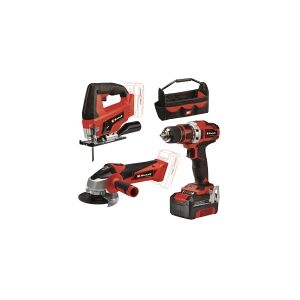 Einhell TE-TK 18/3 Li Kit JS+CD+AG Power X-Change 4257241 Værktøjssæt Gør-det-selv-folk I taske