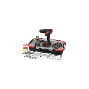 Black & Decker BDCDC18BAST, Pistolgreb boremaskine, 650 rpm, 2,5 cm, 1 cm, 15 Nm, 28 Nm