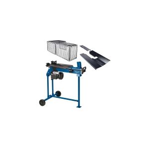 Scheppach HL760LS, Elektrisk brændekløver, 7 t, 52 cm, 25 cm, Blå, Grå, 2200 W