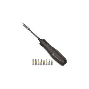 Wiha Zai home e-screwdriver, screwdriver (black, Li-Ion battery 3.6V 1.5Ah, 8 bits and extension)