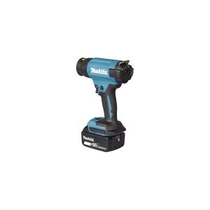 Makita DHG181ZJ - Varmepistol - ledningfri - 120 - 200 l/min - intet batteri, ingen oplader - 18 V - Uden batteri og oplader