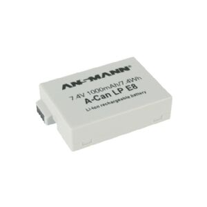 ANSMANN-ENERGY Ansmann A-Can LP-E8 - Batteri - Li-Ion - 1000 mAh - for Canon EOS 600, 650, 700, Kiss X4, Kiss X5, Kiss X7i, Rebel T3i, Rebel T4i, Rebel T5i