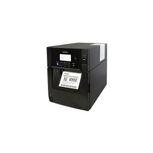 Toshiba TEC BA410T-GS12-QM-S - Etiketprinter - direkte termisk - Rulle (11,8 cm) - 203 dpi - op til 203.2 mm/sek. - USB 2.0, LAN, NFC, Bluetooth 2.1 EDR