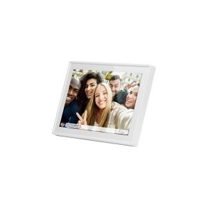 Braun Phototechnik DigiFrame 1019 WiFi hvid Digital foto amager 25,7 cm 10,1 tommer EEK: C (A - G) 1280 x 800 pixels 16 GB Hvid