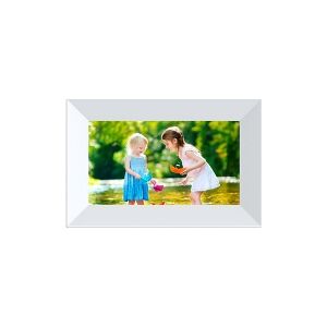 DENVER FRAMEO PFF-726WHITE - Digital fotoramme - 16 GB - 7 - 1024 x 600 - hvid