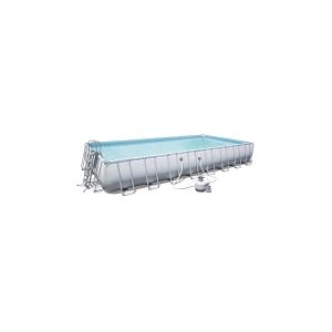 Bestway Power Steel 56623, 52231 L, Indrammet pool, Stige, Blå, Grå, 232,2 kg