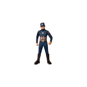 Rubies Avengers ENDGAME Captain America Deluxe Kostume (3-10 år)(Str. 128/L)