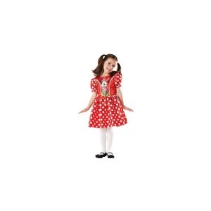 Rubies Disney Junior Minnie Mouse Classic Rød Kostume (3-9 år)(Str. 104/S)