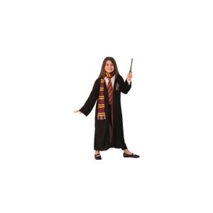 Rubies HARRY Potter GRIFFINDOR Kostume med tryllestav, tørklæde og slips 4-10 år
