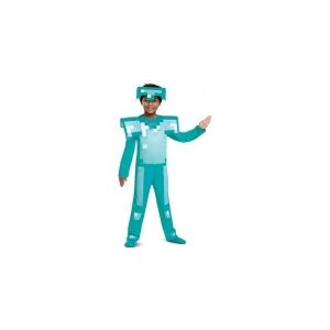 GODAN Disguise - Minecraft Costume - Diamond Armor (116 cm) /Dress Up /Blue/116