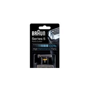 Braun Series 5 Kombipack 51S - Ekstra klinge og skærer - til shaver - sølv - for Braun Activator 8595  Series 3 360  5 510, 530, 550, 550 CC, 560, 57