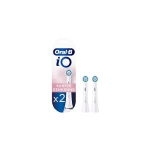 Oral-B iO Series Gentle Care Tandbørstehoveder - Hvid - 2-pak