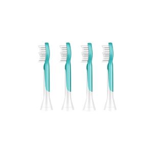 Philips Sonicare For Kids HX6044 - Ekstra tandbørstehoved - til tandbørste - superfrisk blå (pakke med 4)