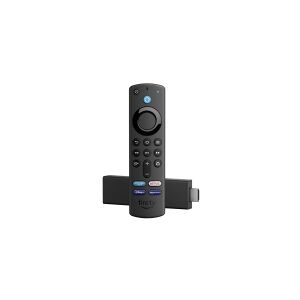 Amazon Fire TV Stick 4K - AV-afspiller - 8 GB - 4K UHD (2160p) - HDR - sort