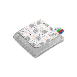 Sensillo MINKY BLANKET 75x100 GRAY BLANKERS 4306/4261