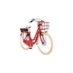 Fischer Fahrrad FISCHER Bicycle CITA Retro 2.0 (2022), Pedelec (red (glossy), 28, 48 cm frame)