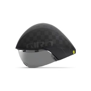 GIRO Time hjelm GIRO AEROHEAD ULTIMATE INTEGRATED MIPS mat sort gloss black størrelse S (51-55 cm)