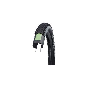 Schwalbe SMART SAM PLUS, 26, MTB, Slangeløst dæk, Folding bead, All-round, Sort