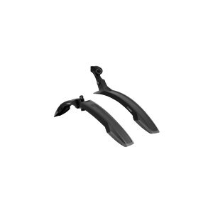 ZEFAL ZÉFAL Mudguard Deflector M60 set 26 - 29 Black MTB, Technopolymer resin with dual material spoiler, On steerer tube