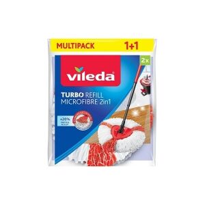 Vileda Turbo 2in1 rotationsmoppe refill 2 stk.