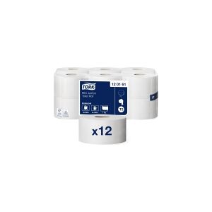 Toiletpapir Tork T2 Universal Jumbo Mini 1-lag 240m - (12 ruller pr. karton)