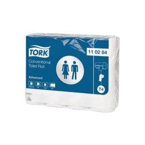 Toiletpapir Tork T4 Advanced 2-lags 34,7 m hvid - (24 ruller pr. karton)