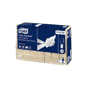 Håndklædeark Tork H2 Xpress® Soft Multifold 2-lag natur - (21 pakker x 180 ark)