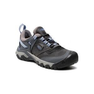 Keen Women's trekking shoes RIDGE FLEX WP STEEL GRAY/HYDRANGEA size 39.5 (KE-1024923)