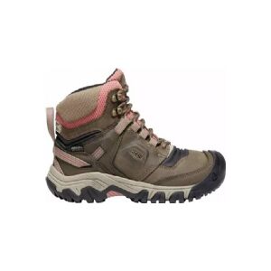 Keen Women's trekking shoes RIDGE FLEX MID WP TIMBERWOLF/BRICK DUST size 38 (KE-1024921)