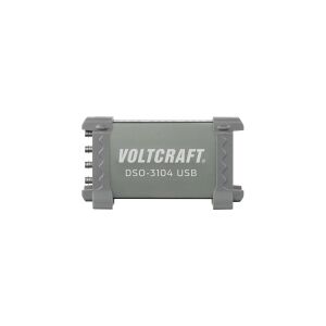 VOLTCRAFT DSO-3104 USB-oscilloskop 100 MHz 4-kanals 250 MSa/s 16 kpts 8 Bit Digital hukommelse (DSO), Spectrum-analysator 1 stk