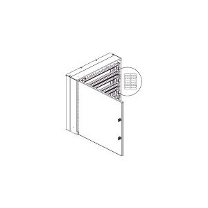 CUBIC-Modulsystem CUBIC Fordelingstavle CU-mini 4x5 moduler, 224 DIN-moduler 764x956x165mm