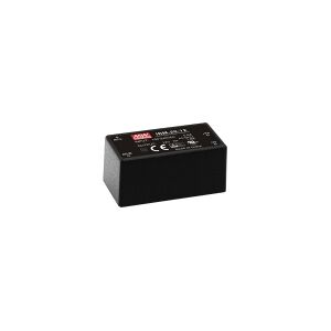 MEAN WELL IRM-20-24, 20 W, 85 - 264 V, 0,9 A, ITE EN/UL/IEC 60950, Sort, 27,2 mm