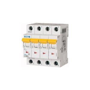 Eaton Corporation EATON Automatsikring, 4 Polet, 25A, B-Karakteristik, 6 kA, 230 V, bredde 4 moduler