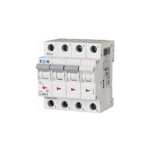 Eaton Corporation EATON Automatsikring, 4 Polet, 16A, B-Karakteristik, 6 kA, 400 V, bredde 4 moduler