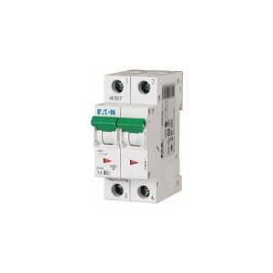 Eaton Corporation EATON Automatsikring, 2 Polet, 6A, B-Karakteristik, 6 kA, 400 V, bredde 2 moduler